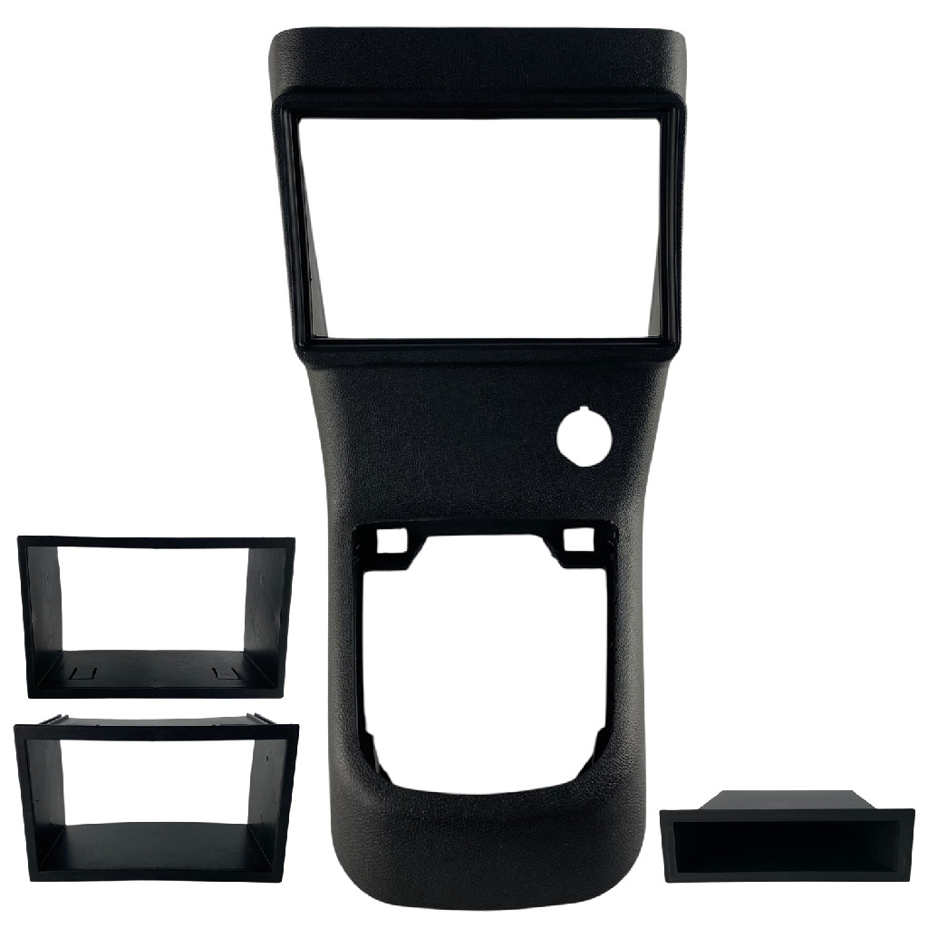 Moldura Console Painel Central Multimidia 7 Polegadas Vw Up Preto Fosco