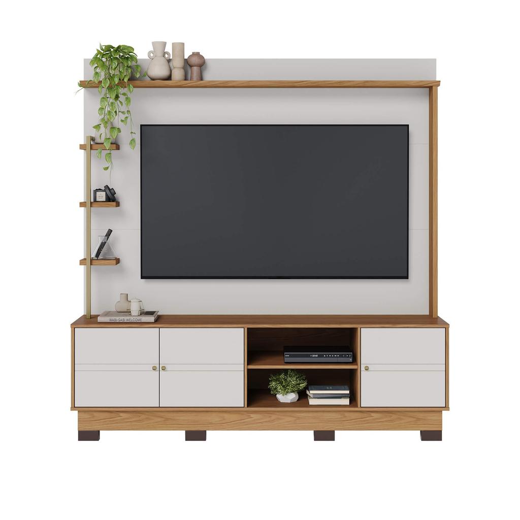Estante Home Theater Paraná TV até 70”  3 Portas 4 Prateleiras