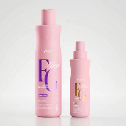 Shampoo + Finalizador Top Coat Liso Perfeito - Fashion Gold