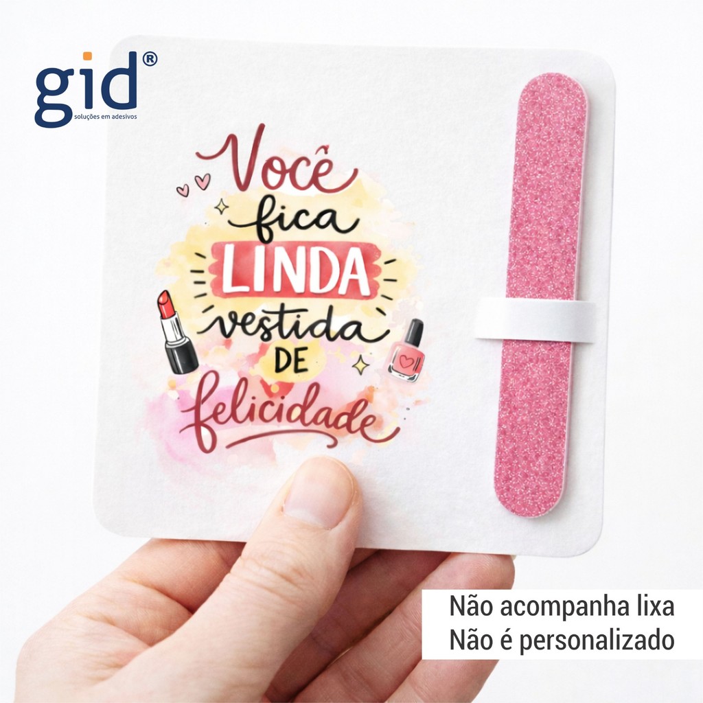 Mini Cartão Tag Dia das Mães Cliente Encomenda Presente