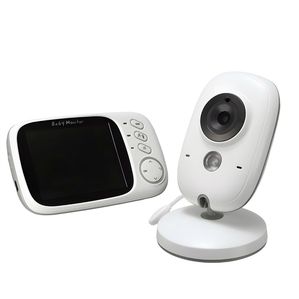 Baba Eletrônica Com Monitor Visão Noturna, Câmera c/ Audio Sensor de Temperatura YIHAN em Oferta na Shopee