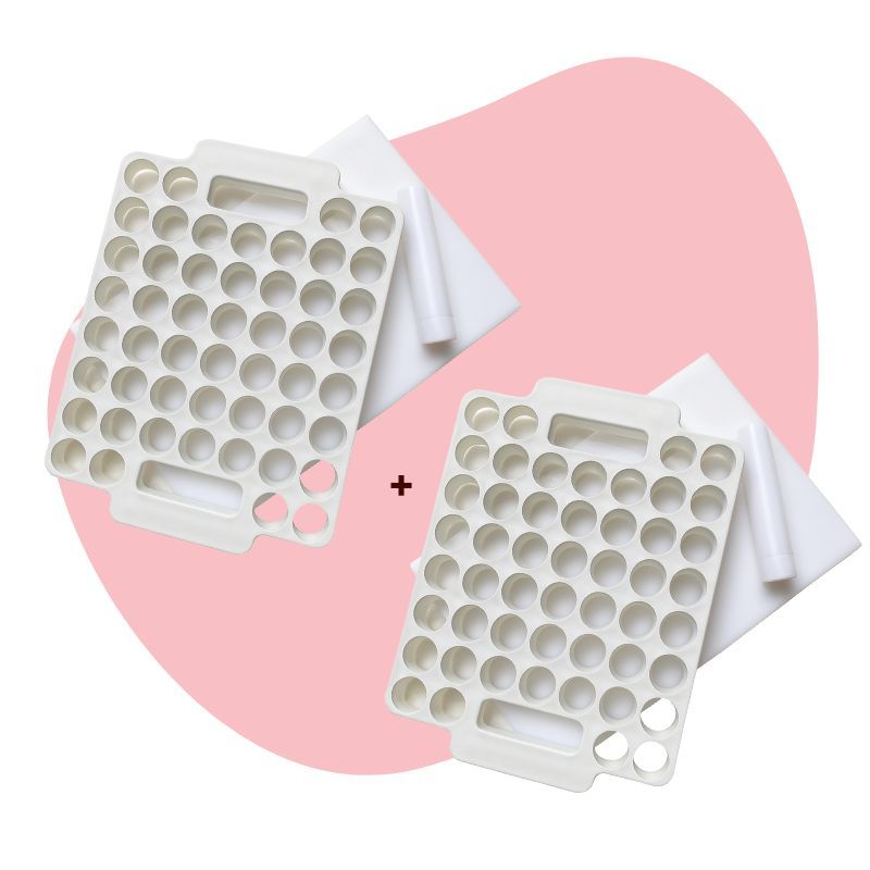 Kit 2 Placas Porcionadora Para Doces 50Cav 10G Caparroz em Oferta na Shopee