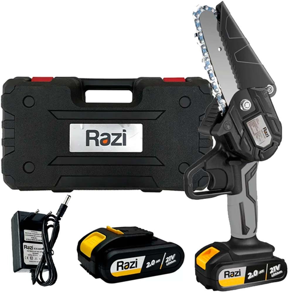 Podador de galhos a bateria 21V com 2 baterias - RZ-SPB21 - Razi em Oferta na Shopee