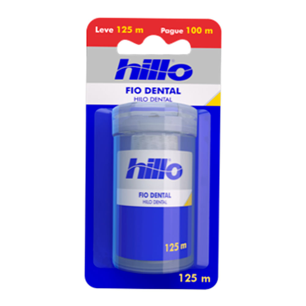 Fio Dental Hillo Leve 125m e Pague 100m em Oferta na Shopee