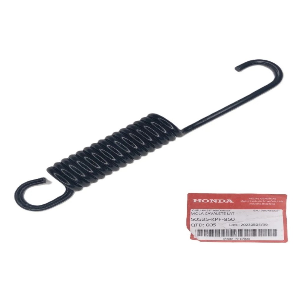Mola orignal do Cavalete Lateral Bros 125 150 160 Xre Cb 300 honda