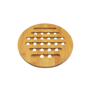 Descanso de Panela de Bambu Dia.19cm - Oikos em Oferta na Shopee