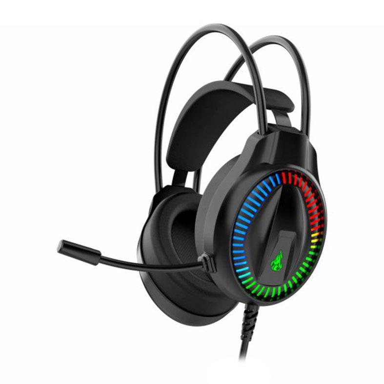 Headset Gamer K-MEX AR89, RGB, Drivers 50mm, Preto, AR8932SS21PTB0X