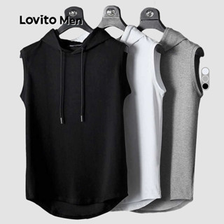 Lovito Men Regata Casual com Cordão para Primavera/verão para Homens LNE118004 em Oferta na Shopee