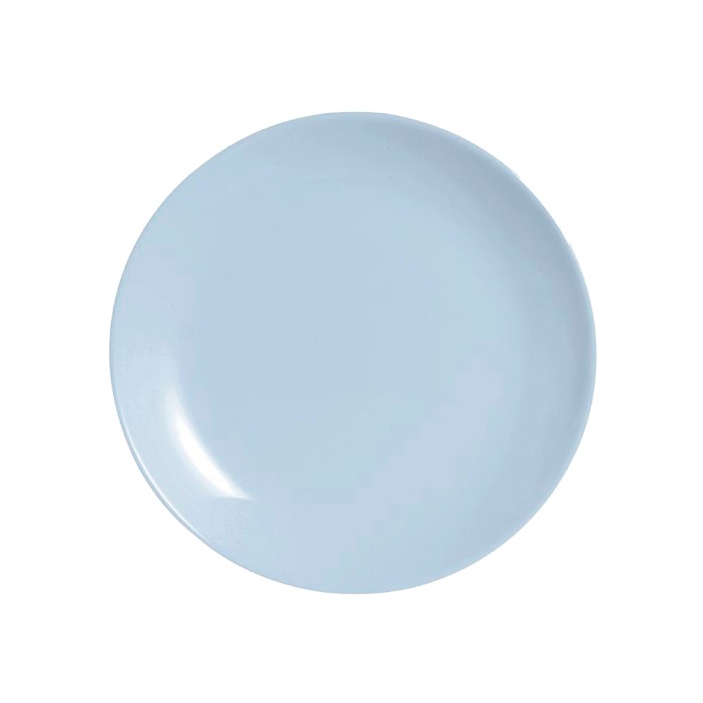 Luminarc Prato de Vidro Resistente Diwali Paradise Azul 19cm P/ Sobremesa 1UN