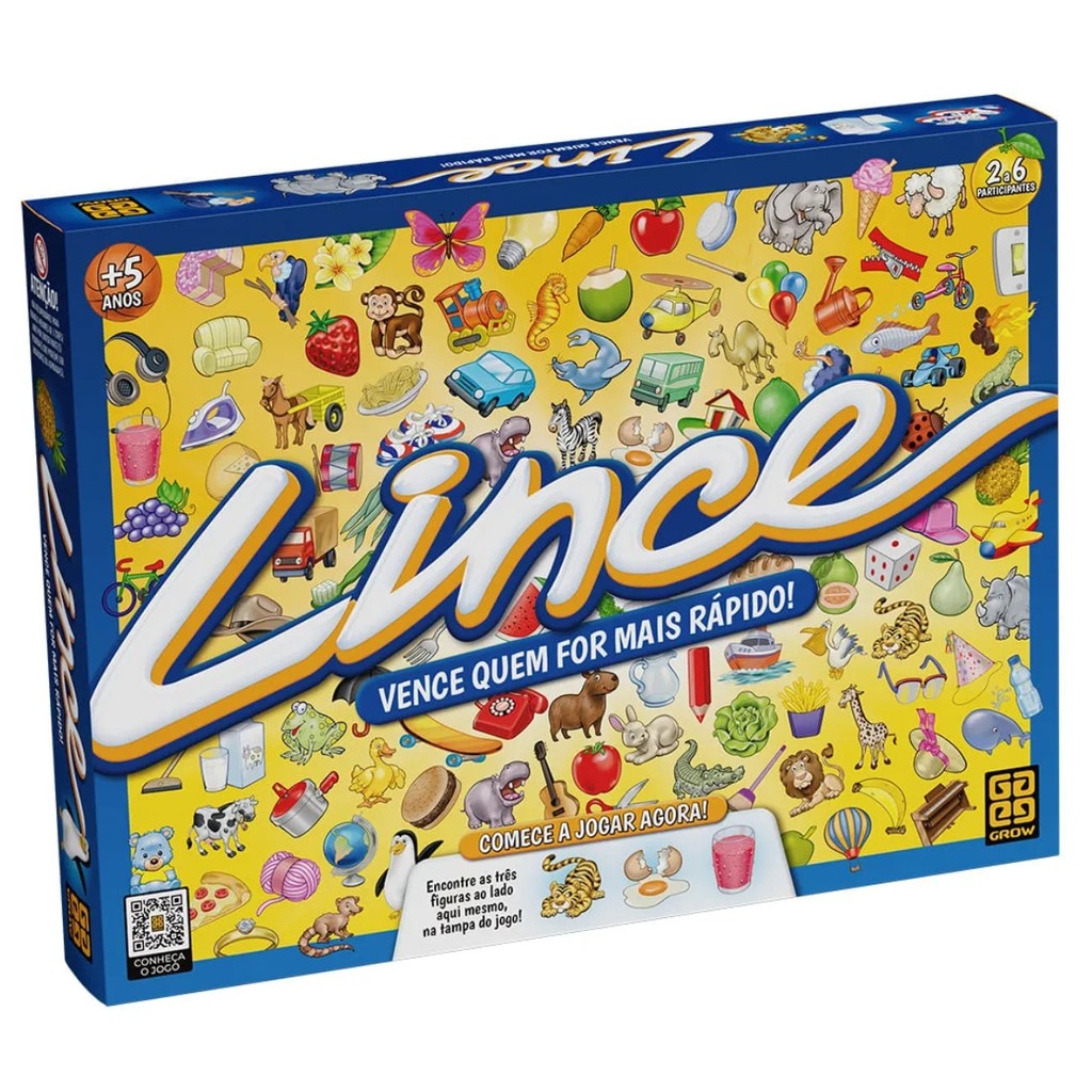 Jogo de Tabuleiro Lince 00432 - Grow em Oferta na Shopee