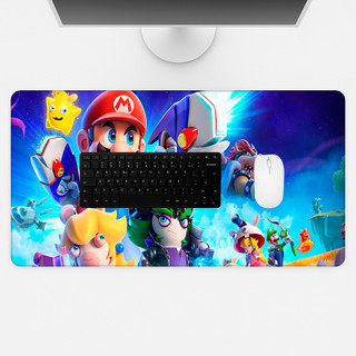 Mousepad Grande Gamer Super Jogo Mário Tapete Para Mesa Teclado Computador Setup
