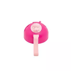 Tampa para Garrafa Flip Térmica Rosa com Alça de Silicone Bup Baby