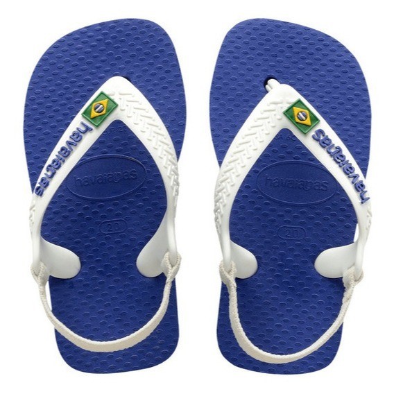 Chinelo Infantil Havaianas New Baby Brasil Logo