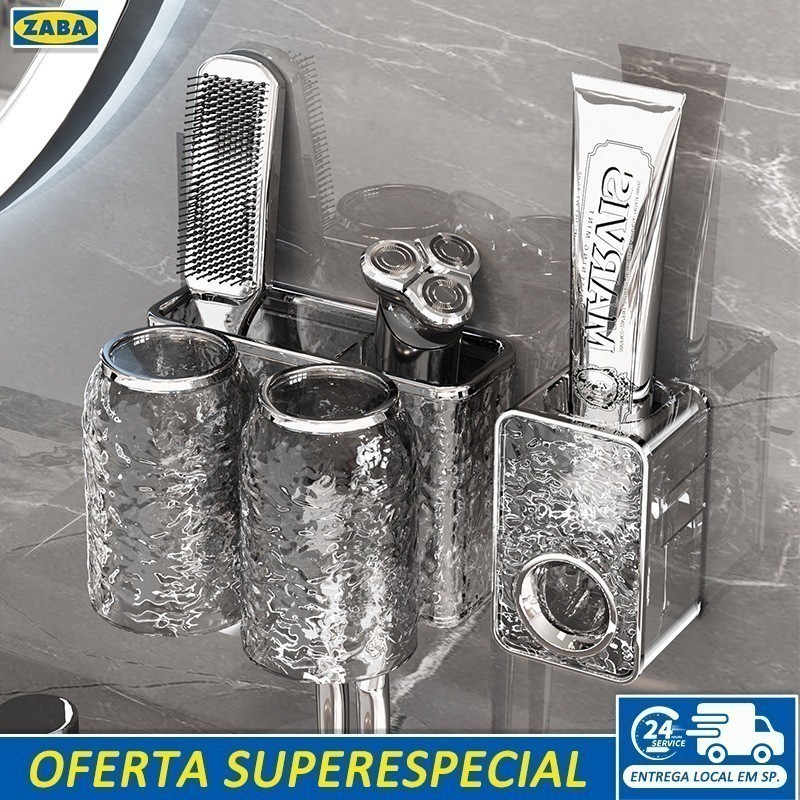 Porta Escova De Dentes Para Banheiro Porta Escova De Dente De Parede Sem Perfuração