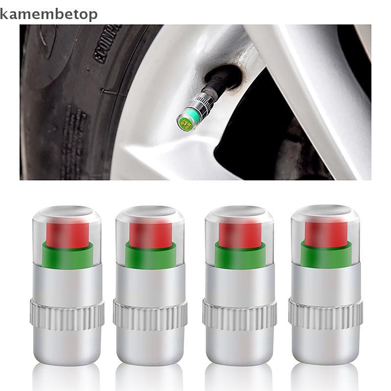 Indicador De Medidor De Pressão De Pneu De Carro , 2/4 Peças , Detecção De Válvula Externa , Tipo Universal , Sensor De 