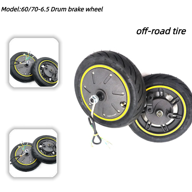 Usando Rodas Auxiliares De Roda Dianteira MAX Com Freios De Tambor 60/70-6.5 , Adequadas Para Montagem De Acessórios De 