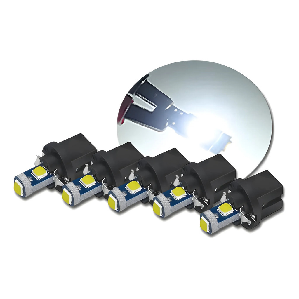 5 Lampada Led T5 Branco Painel Chevrolet Corsa Wind