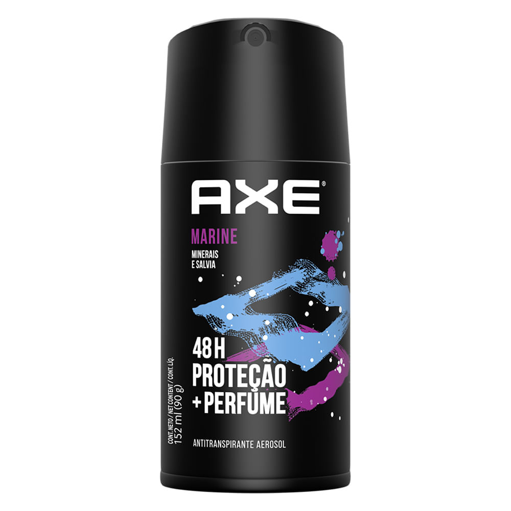 Desodorante Antitranspirante Axe Marine Aerossol 152ml em Oferta na Shopee