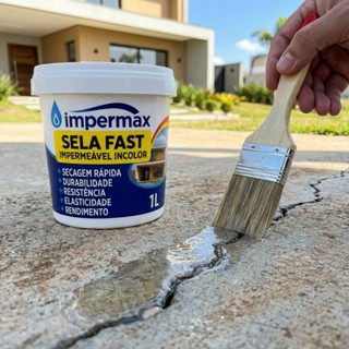 Impermeabilizante invisível liquido 1 Litro Sela Fast multiuso, Box Pia Ralo Trinca Telha Vaso em Oferta na Shopee