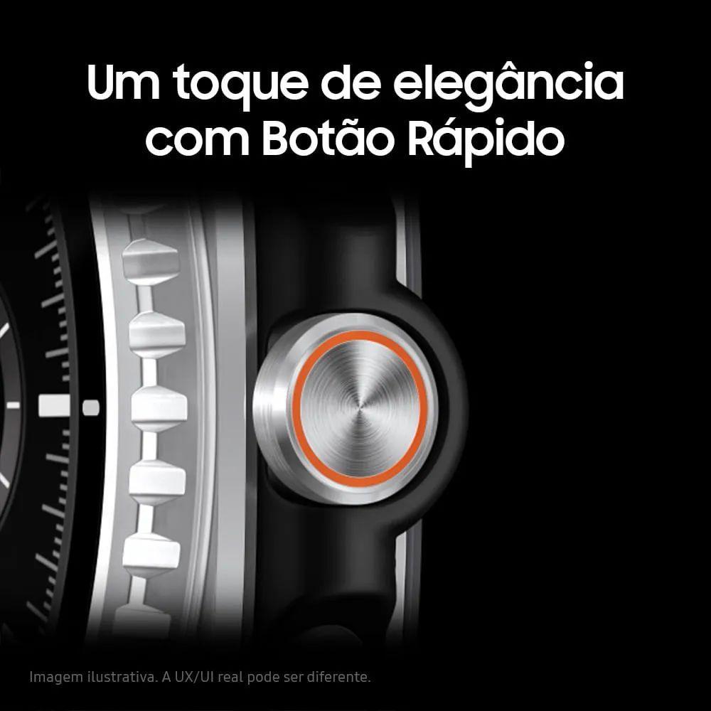 Smartwatch Samsung Galaxy Watch8 Classic 46mm LTE - Branco — imagem 2 de 2