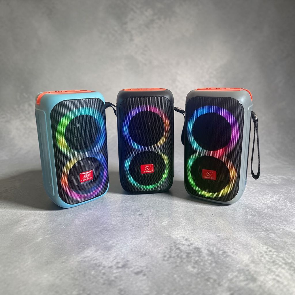 Caixa De Som 50W Portátil Bluetooth RGB/TWS/USB/SD/FM Grave Som Potente Promoção Lindo Presente