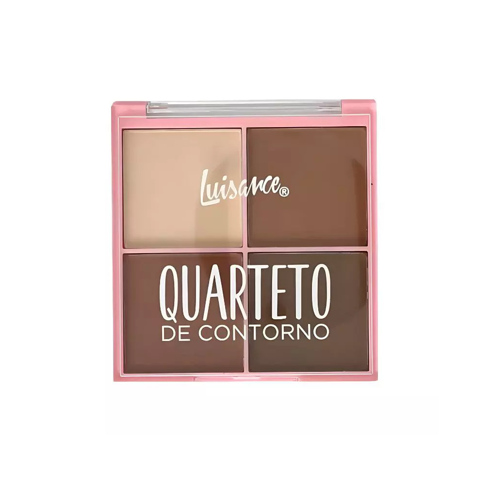 Paleta de Contorno em Pó 4 Tons Luisance Quarteto