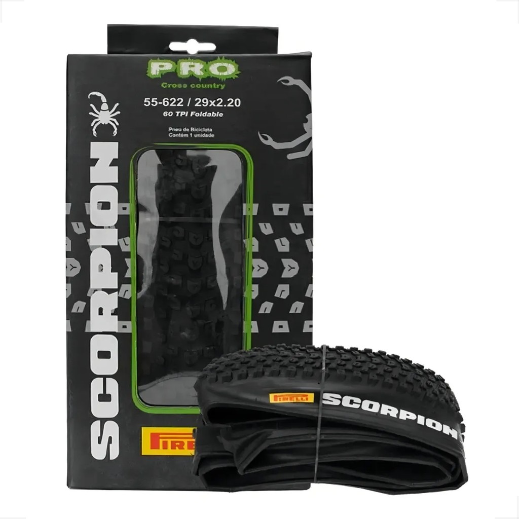 Pneu Pirelli Scorpion Pro Aro 29 X 2.20 Kevlar Sem Arame mtb bicicleta bike