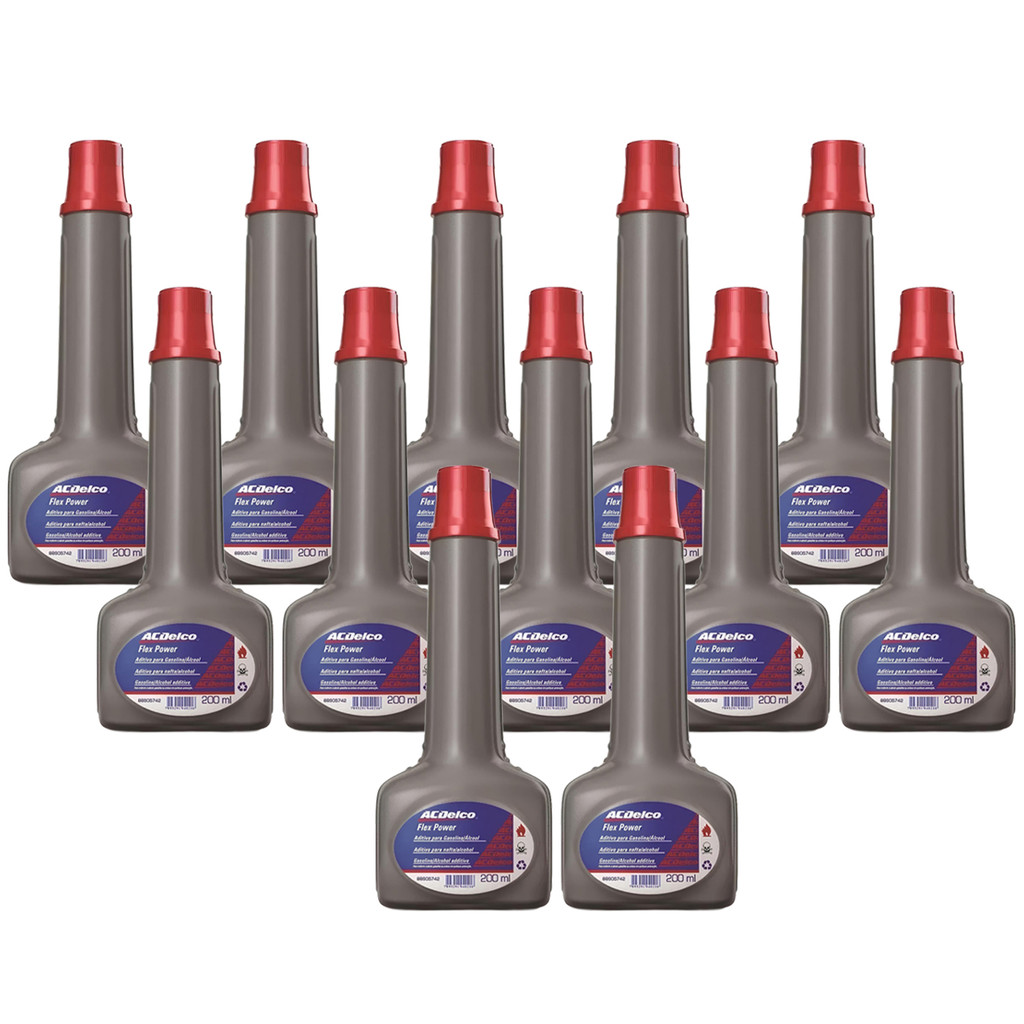 Kit 12 Aditivos Combustível Flexpower Acdelco 88905742 em Oferta na Shopee
