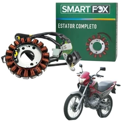 ESTATOR BOBINA MAGNETO PULSO COMPLETO SMARTFOX HONDA NX FALCON 400 NX4 400I 1999 A 2008
