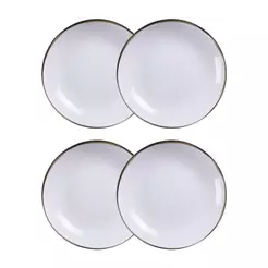 Conjunto 4 Pratos Fundos 21cm Canyon Porcelana Tramontina