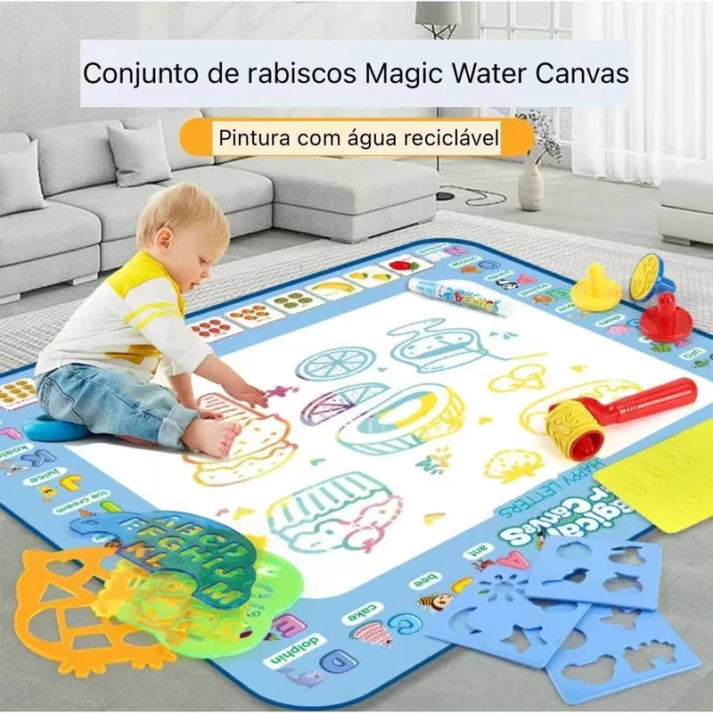 "Tapete de Água Mágico: Diversão e Criatividade! 💧"
