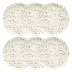 Jogo de 6 Pratos Rasos 26 Cm Oxford Flat Chuvisco