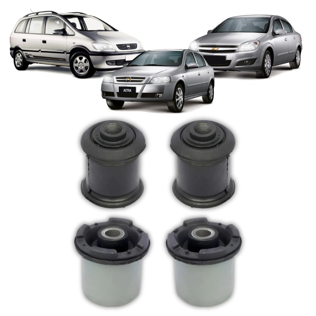 KIT 4 BUCHA BANDEJA SUSPENSÃO DIANTEIRA GM ASTRA ZAFIRA VECTRA