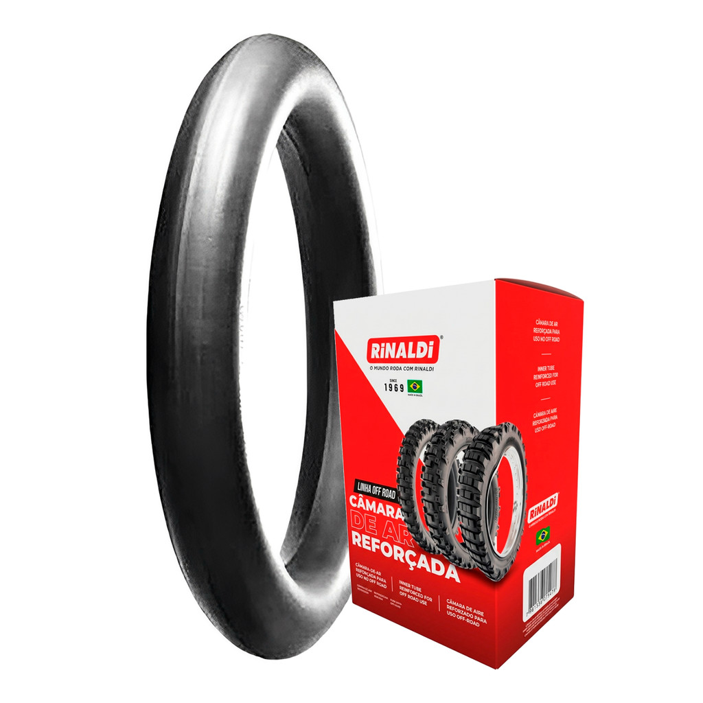 Câmara de Ar Rinaldi Aro 19 RC19 Reforçada 4mm KX 450 YZ CRF 250R Linha Off Road