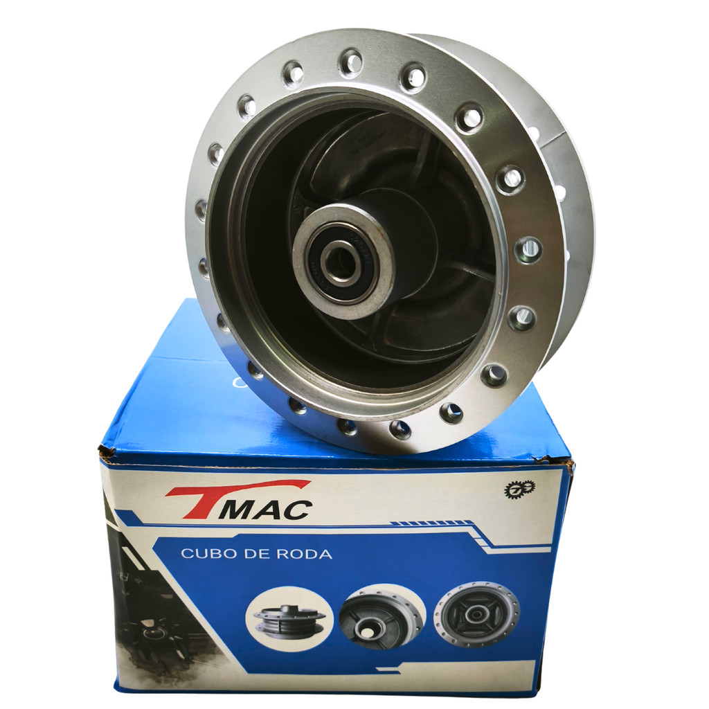 Cubo de roda traseiro com rolamentos Honda Pop 100 07/15 / Honda Pop110i 16/25 - Tmac