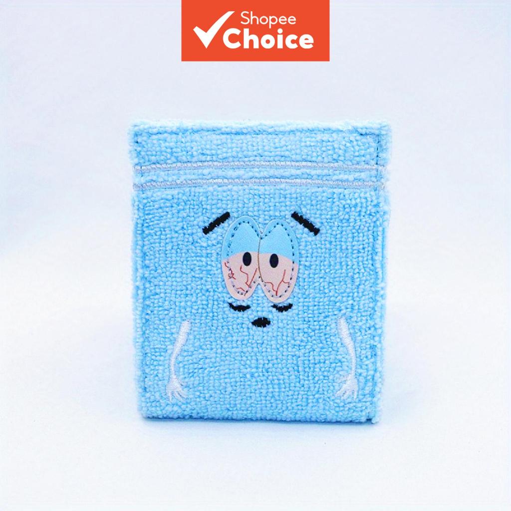  Carteira de Tecido com Bordado Macio e Fofo - Terry