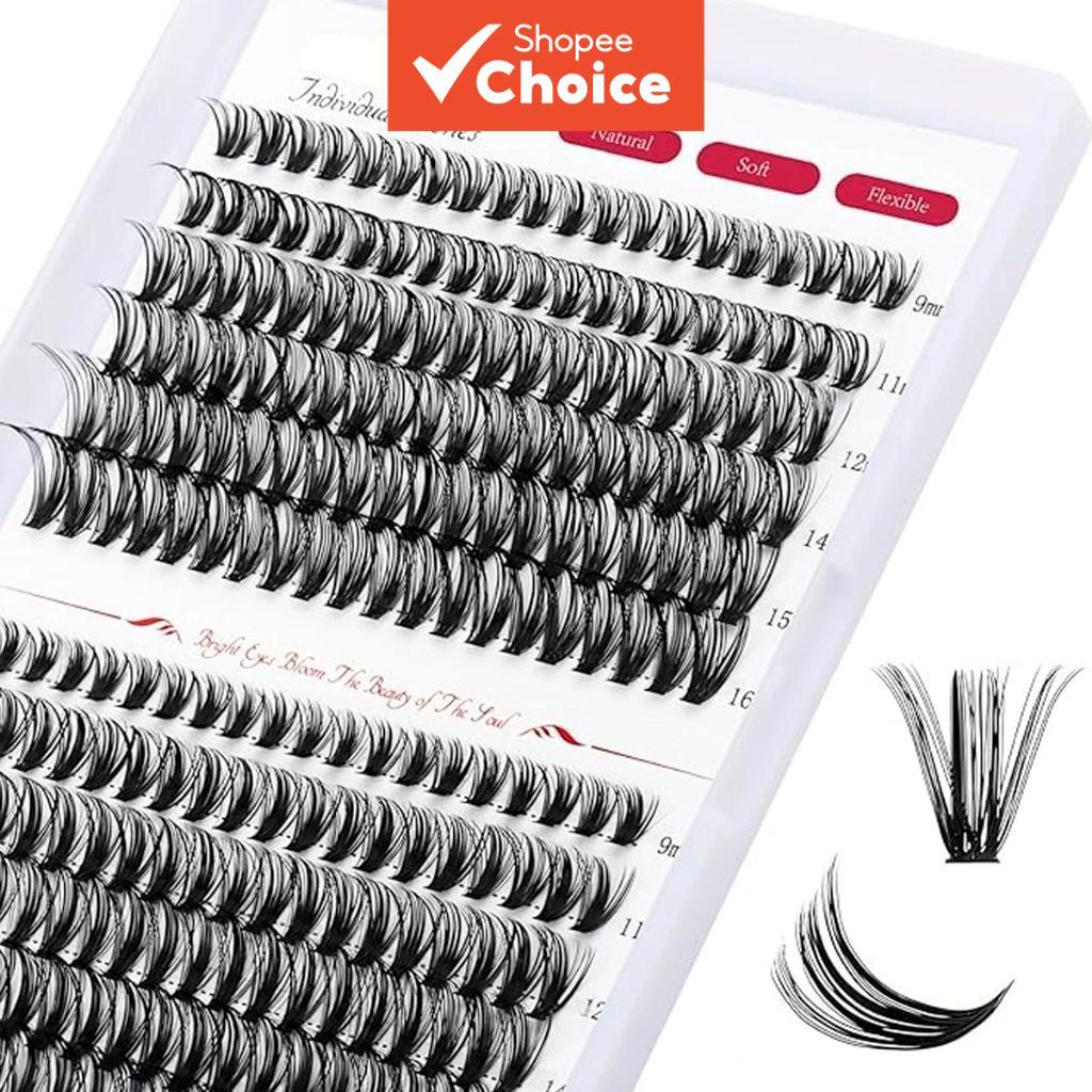  Extensões de Cílios Individuais 280pcs Conjunto de Cílios Postiços Mistos 30D+40D/10D+20D Kit de Cílios DIY