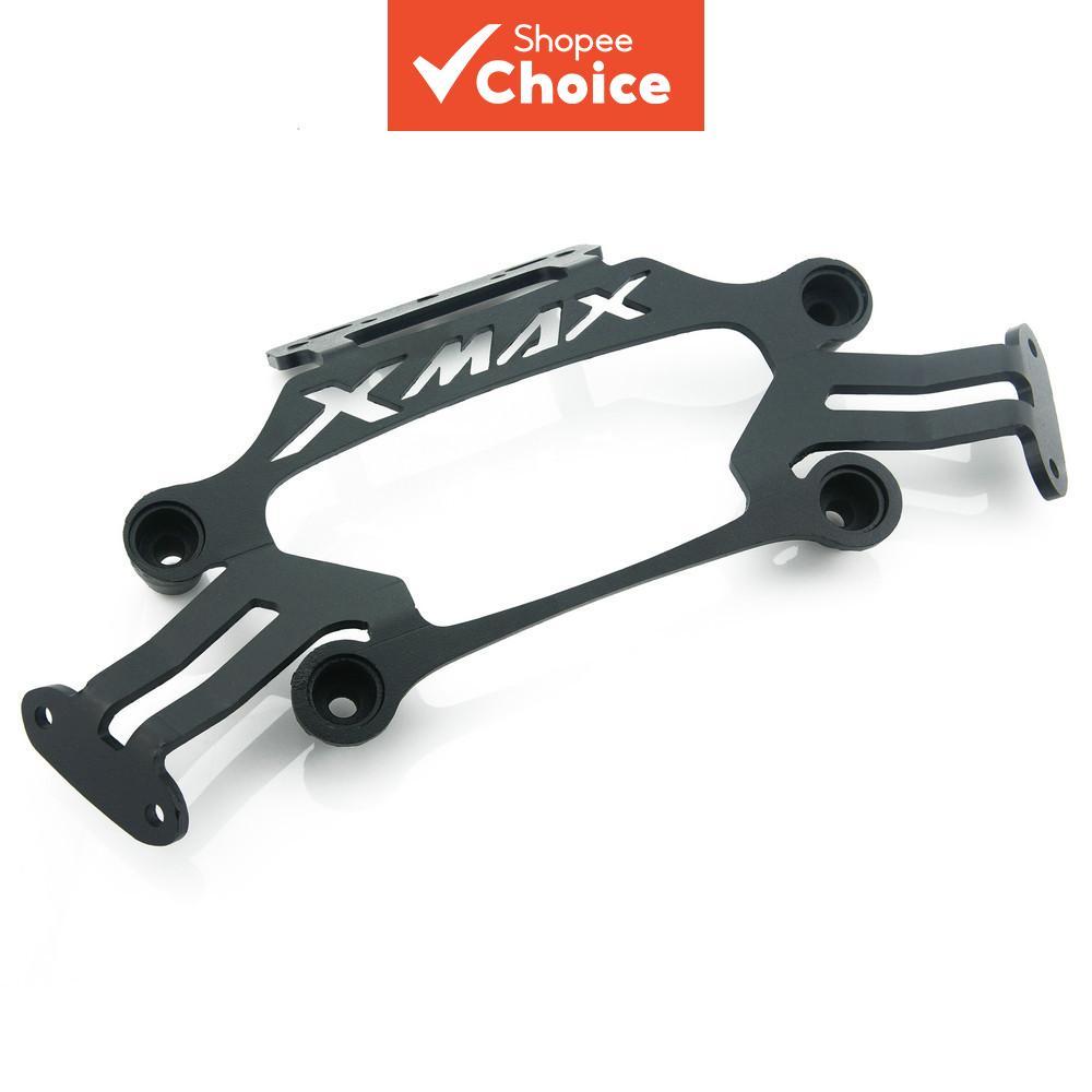 Suporte de Espelho Lateral e Suporte para Celular GPS em Alumínio CNC para Yamaha Xmax 250 300 2017-2024