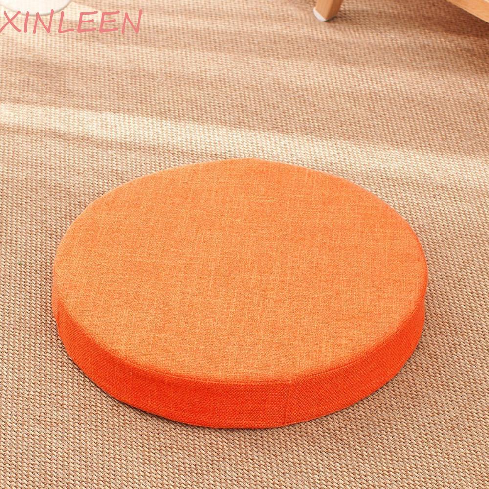 Imagem Almofada De Chão XINLEEN Sofá-Cama Estilo Japonês Engrossar Meditação Redonda Assento Macia