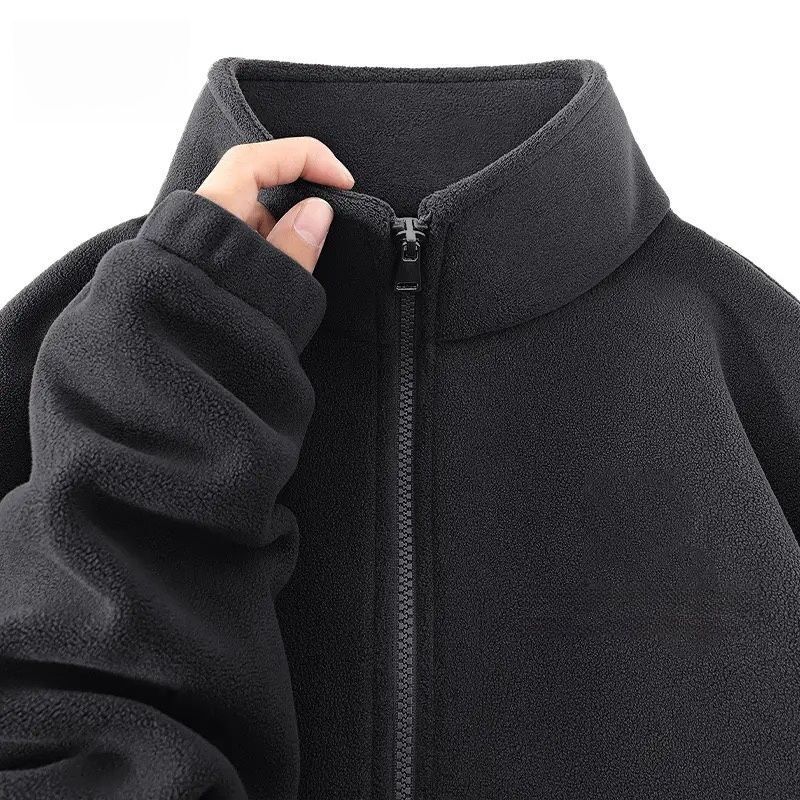 Comércio exterior Polar velo jaqueta masculina inverno forro de lã engrossado cordeiro velo quente velo jaqueta de lã co