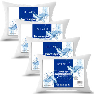 Travesseiro Premium Impermeável Macio Luxo Antialérgico Confortável Padrão Hotel em Oferta na Shopee