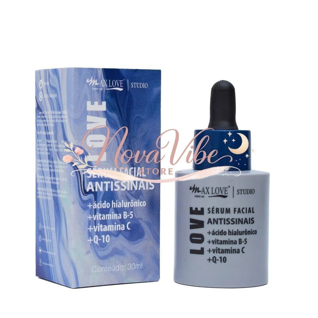 (V)✨ Sérum Facial Antissinais Vitamina C + Q10 Max Love – Firmeza, Luminosidade e RenovaçãoQ9B1
