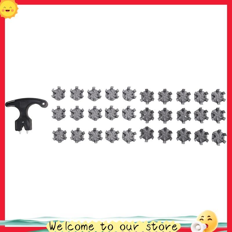 Conjunto De Pontas De Golfe Inclui 30 Peças De Presilhas , Substituição Parafuso De Rosca De Metal , 6 mm De Diâmetro , 