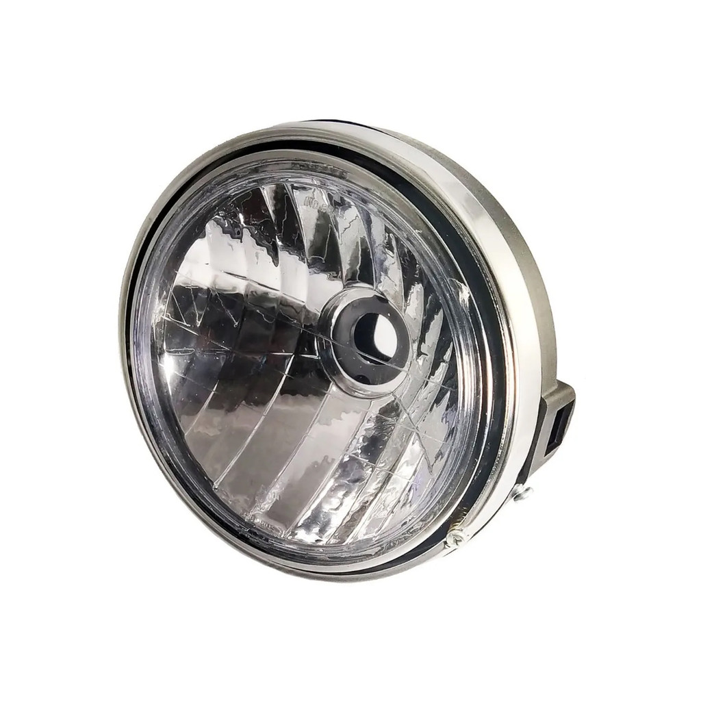 Farol Completo Yamaha Ybr 125 2002 2003 2004 2005 2006 2007 2008 Globo Aro Cromado