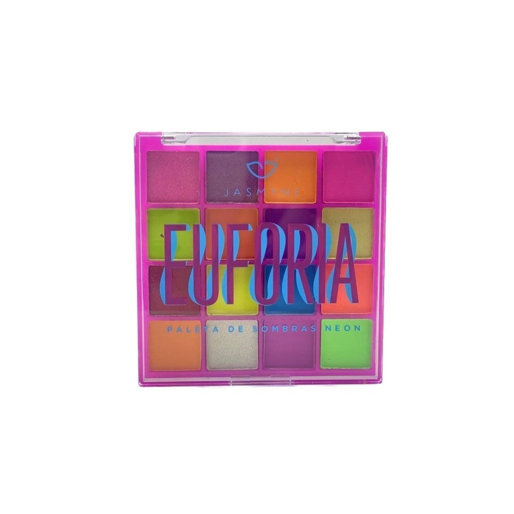 Paleta de Sombras 16 Cores Jasmyne Euforia JS01097