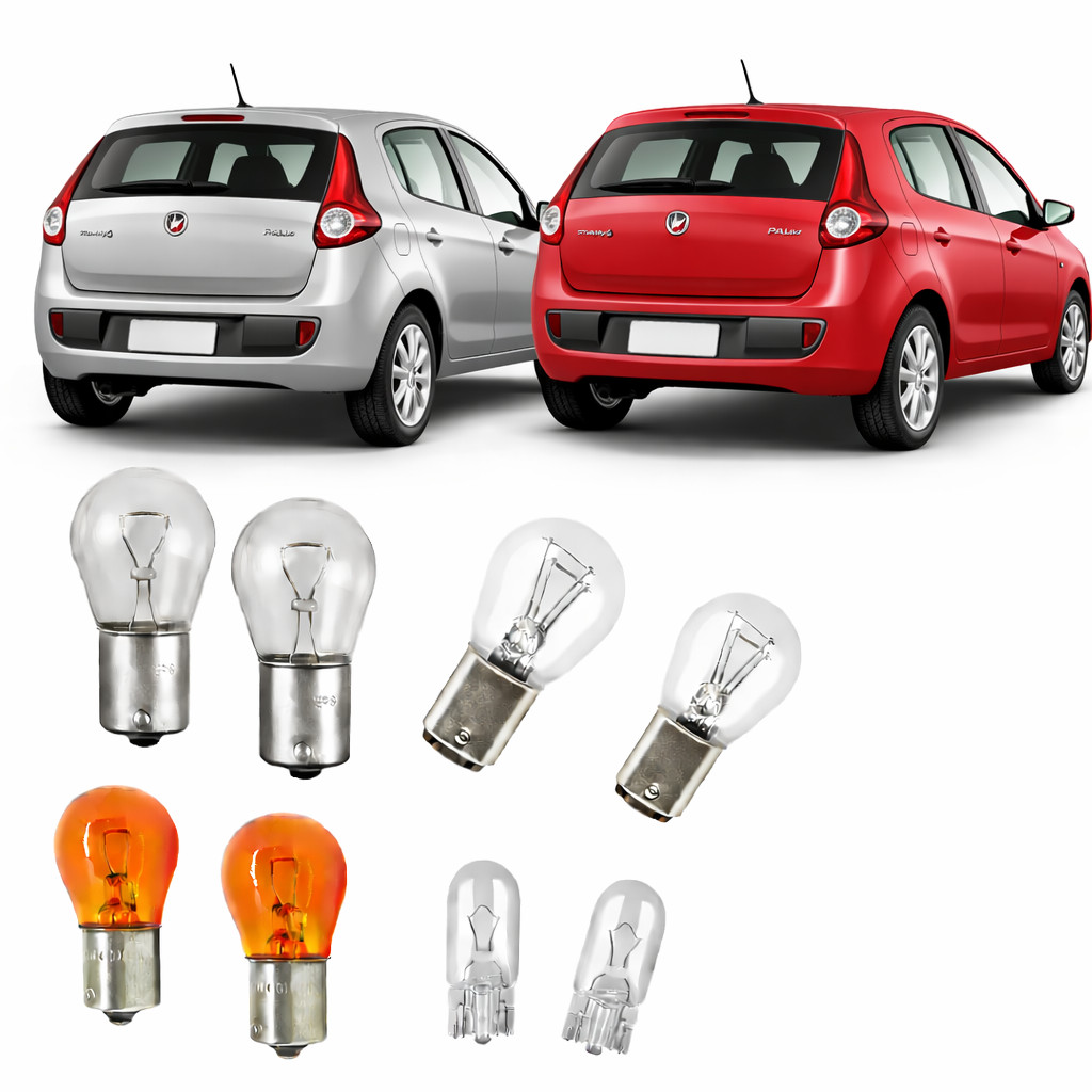 Jogo Lampada Lanterna Traseira Ré Seta Palio 2012 2013 2014 2015 Envio Rapido em Oferta na Shopee