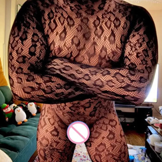 Lingerie Masculina Forte Sexy Malha Bodysuits Elástico Estiramento Pijamas Preto Fishnet Respirável Macacão Hombres Ropa em Oferta na Shopee