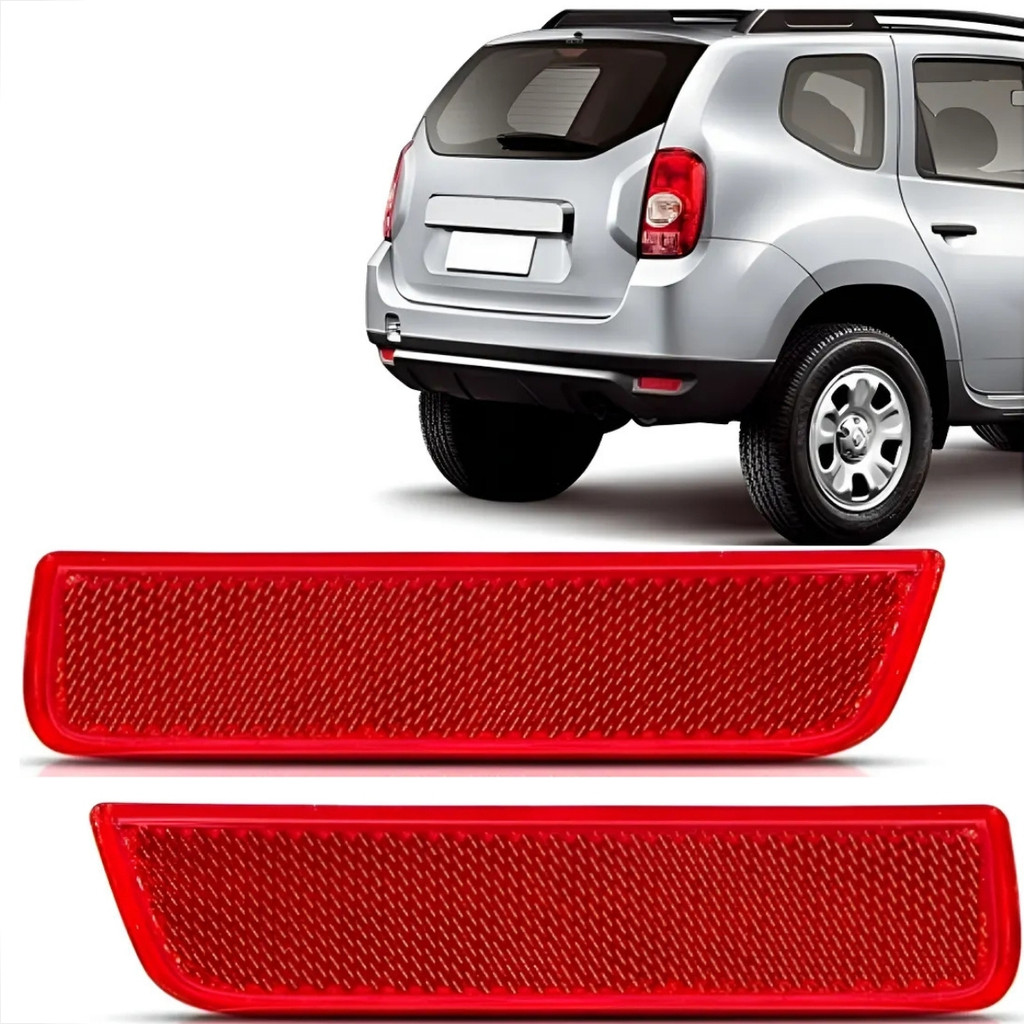 PAR REFLETOR RENAULT DUSTER 12 DIANTE SANDERO STEPWAY 15 DIANTE ESQUERDO E DIREITO