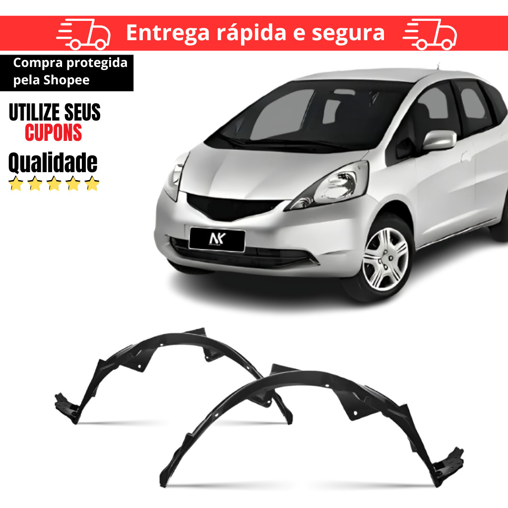 Par/Un Parabarro Dianteiro Fit 2009 2010 2011 2012 2013 2014