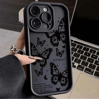 Capa de Celular Borboletas Estilo Escuro para Samsung A14 A15 A54 A55 A05S A16 A07 A17 S22 S23 S24 S25 Ultra em Oferta na Shopee